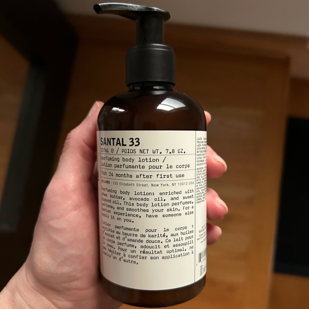 NEW Le Labo Santal 33 Perfumed Body Lotion